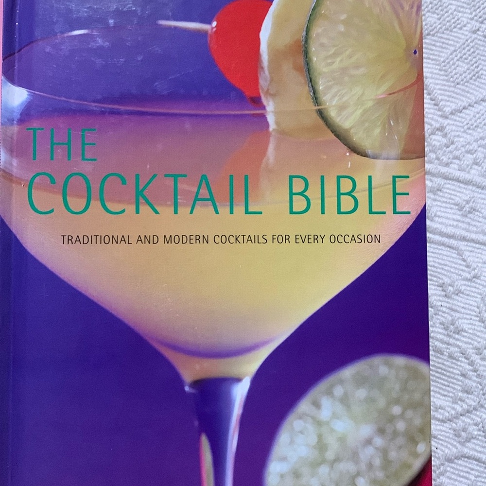 Cocktail bible cookbook